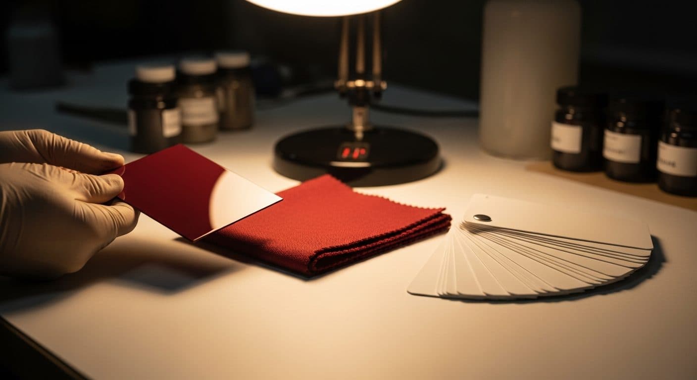 The NUMAEX colour lab matching a bespoke sample