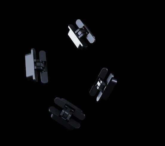 Concealed soft-close hinges