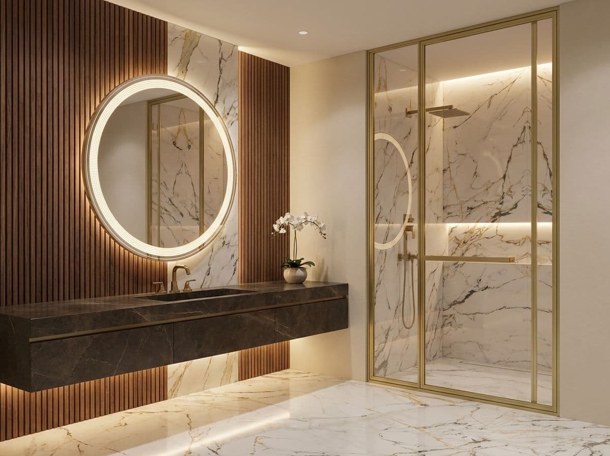 Hotel Suite & Bathroom