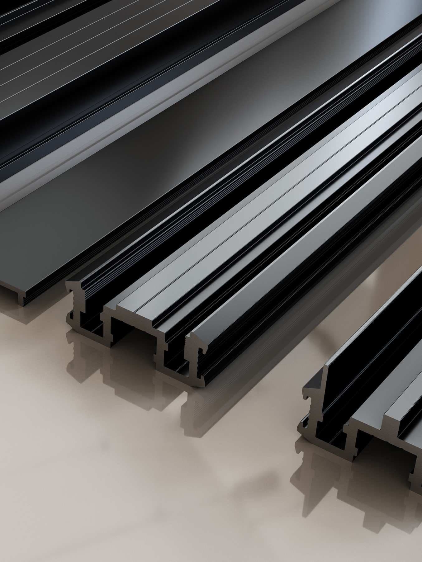 Architectural aluminium profiles