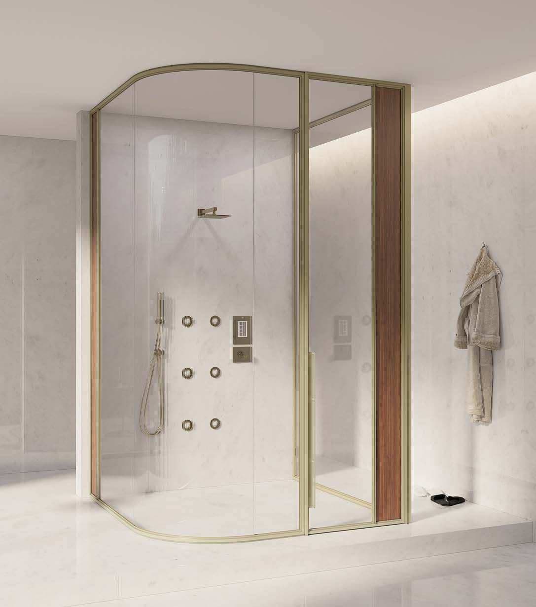 Arc curve profile enclosure