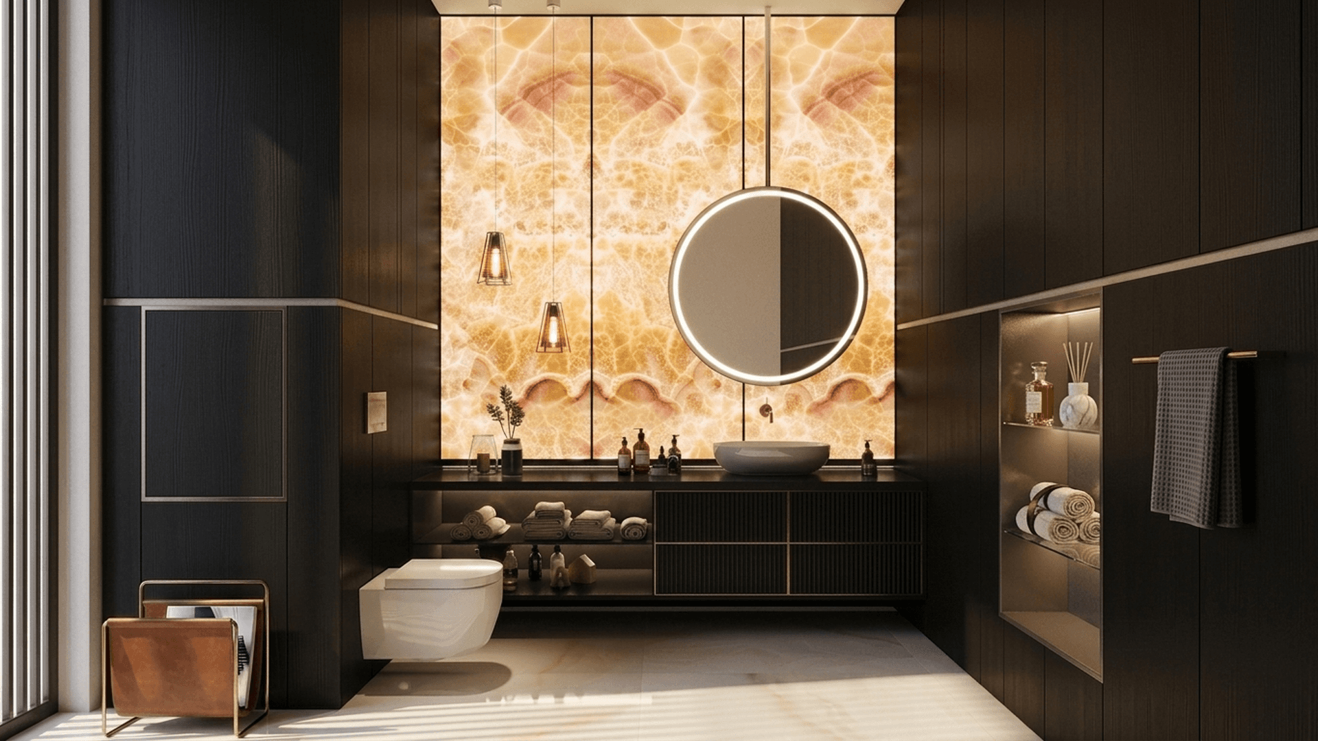 Powder Bathroom Backdrops