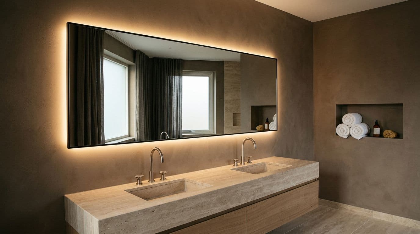 Master Bathroom Vanity Mirror