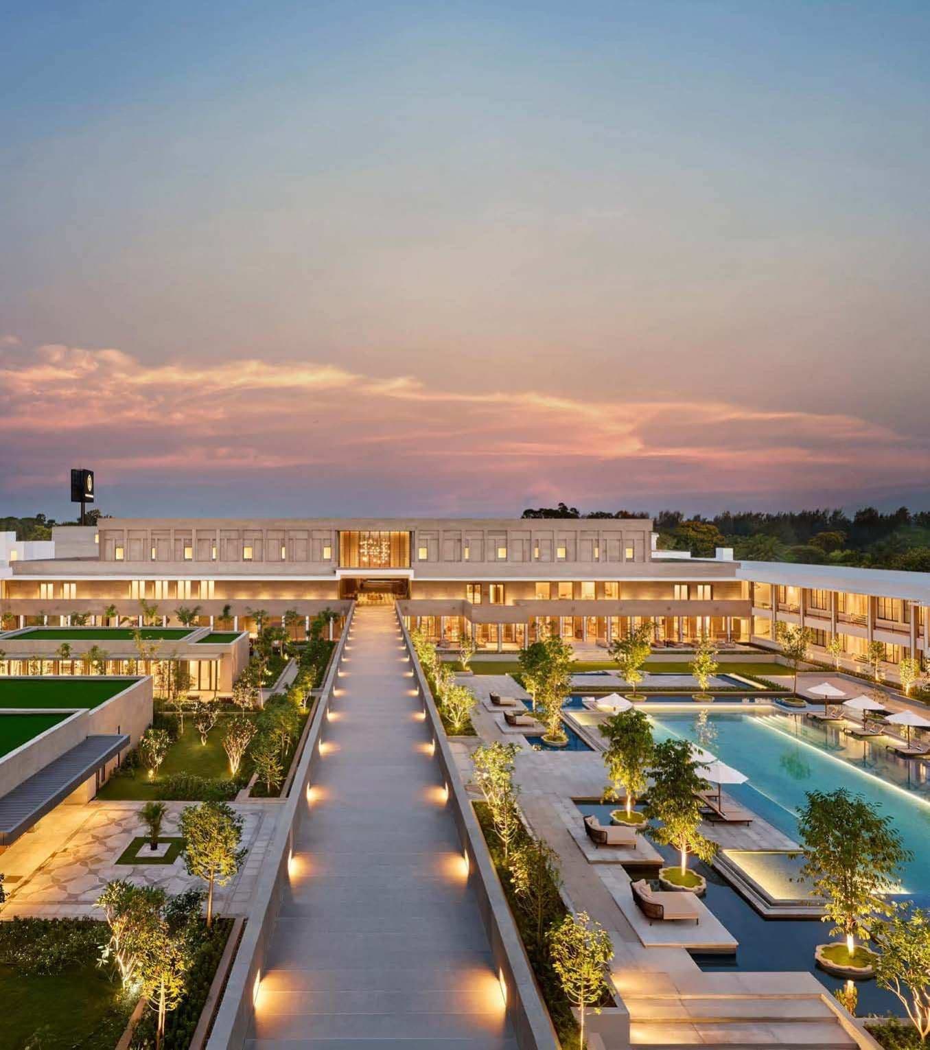 InterContinental Chennai at dusk