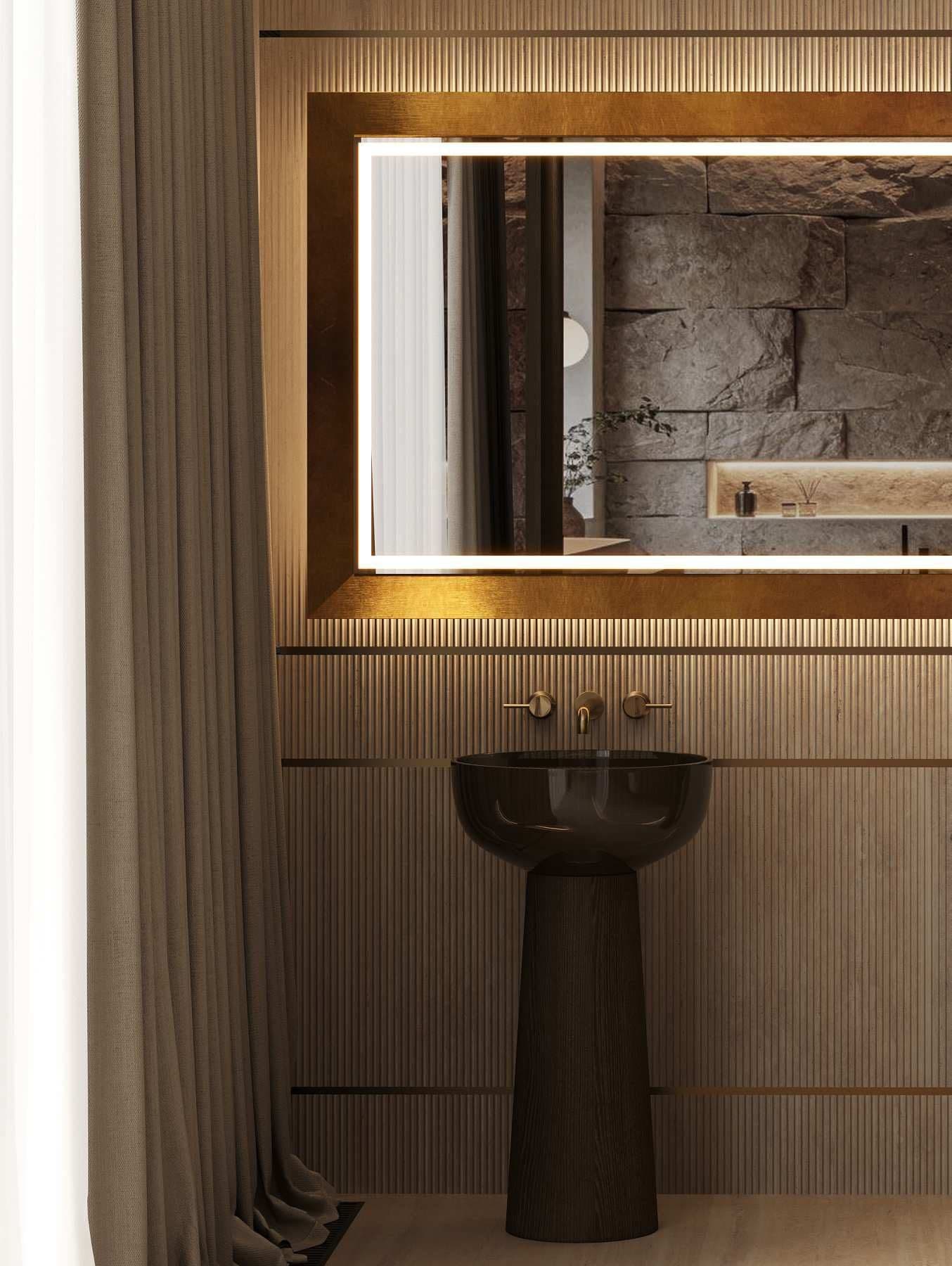 Numa Pro light mirror over a basin